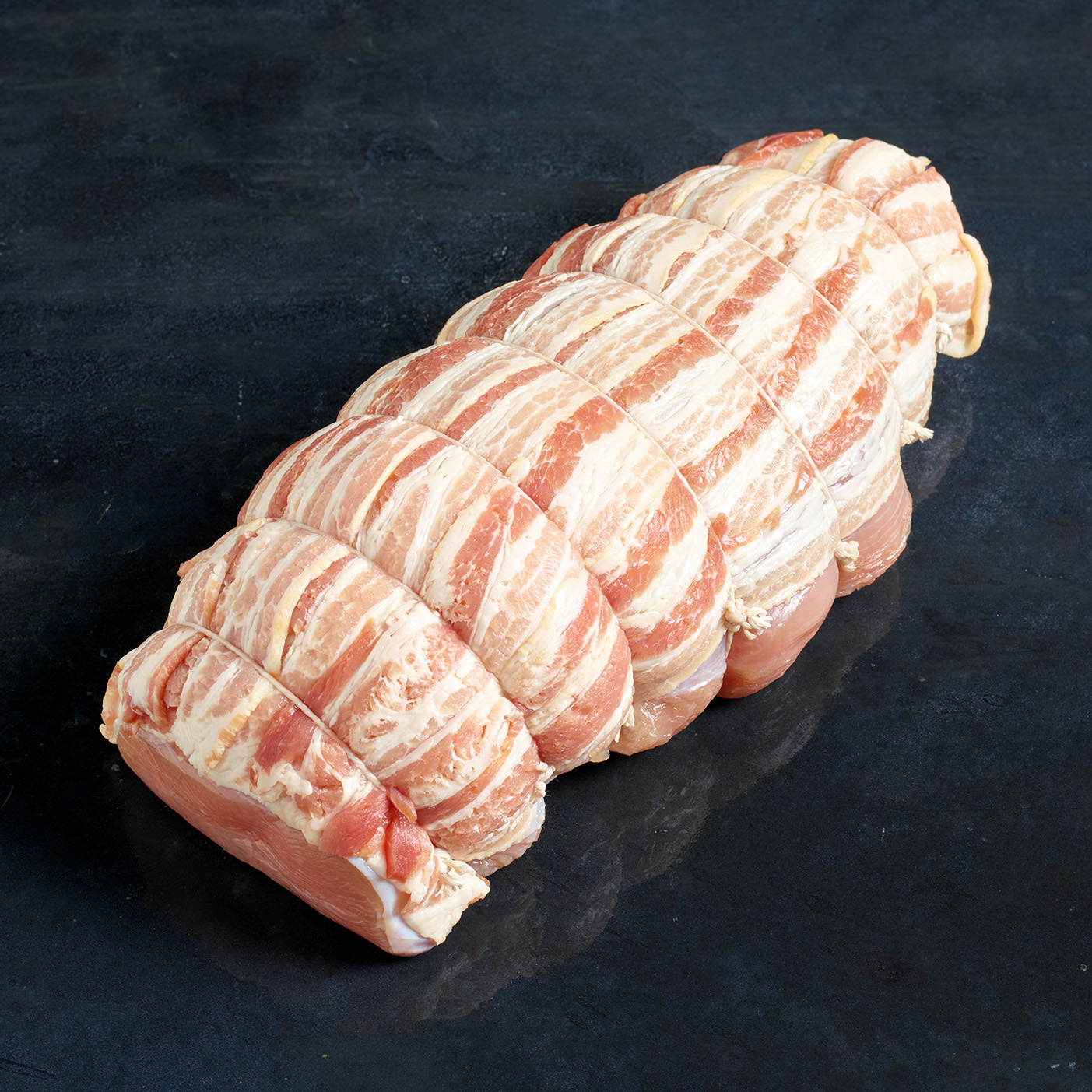 Turkey Breast Bacon Wrapped Hand Tied IMS Of Smithfield