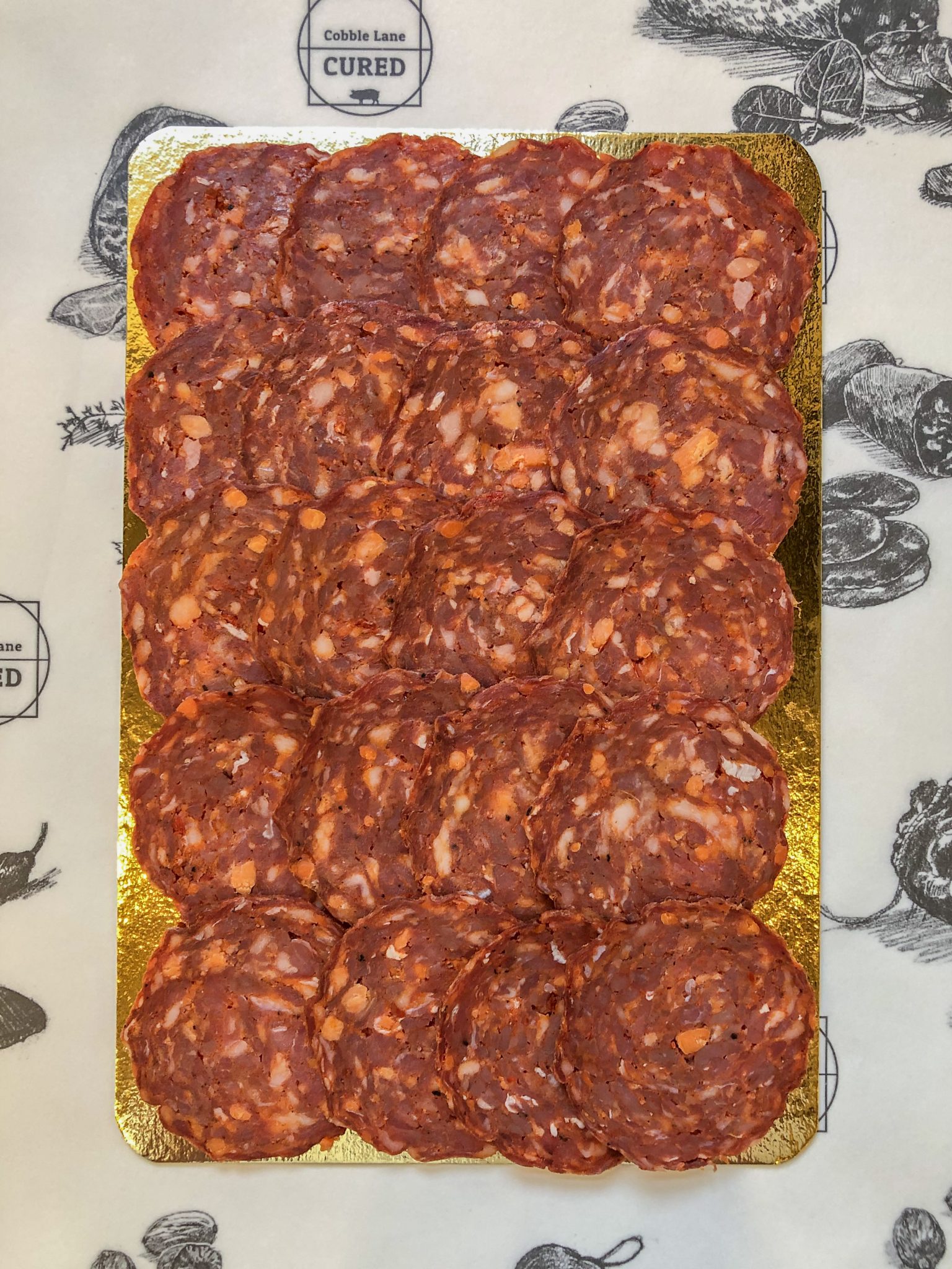 Pepperoni With Beef And Pork Sliced